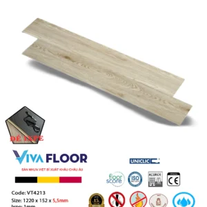 Sàn nhựa spc 5,5ly Vivafloor V4213