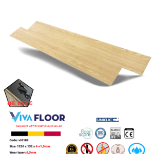 Sàn nhựa SPC 7,5ly Vivafloor V6182