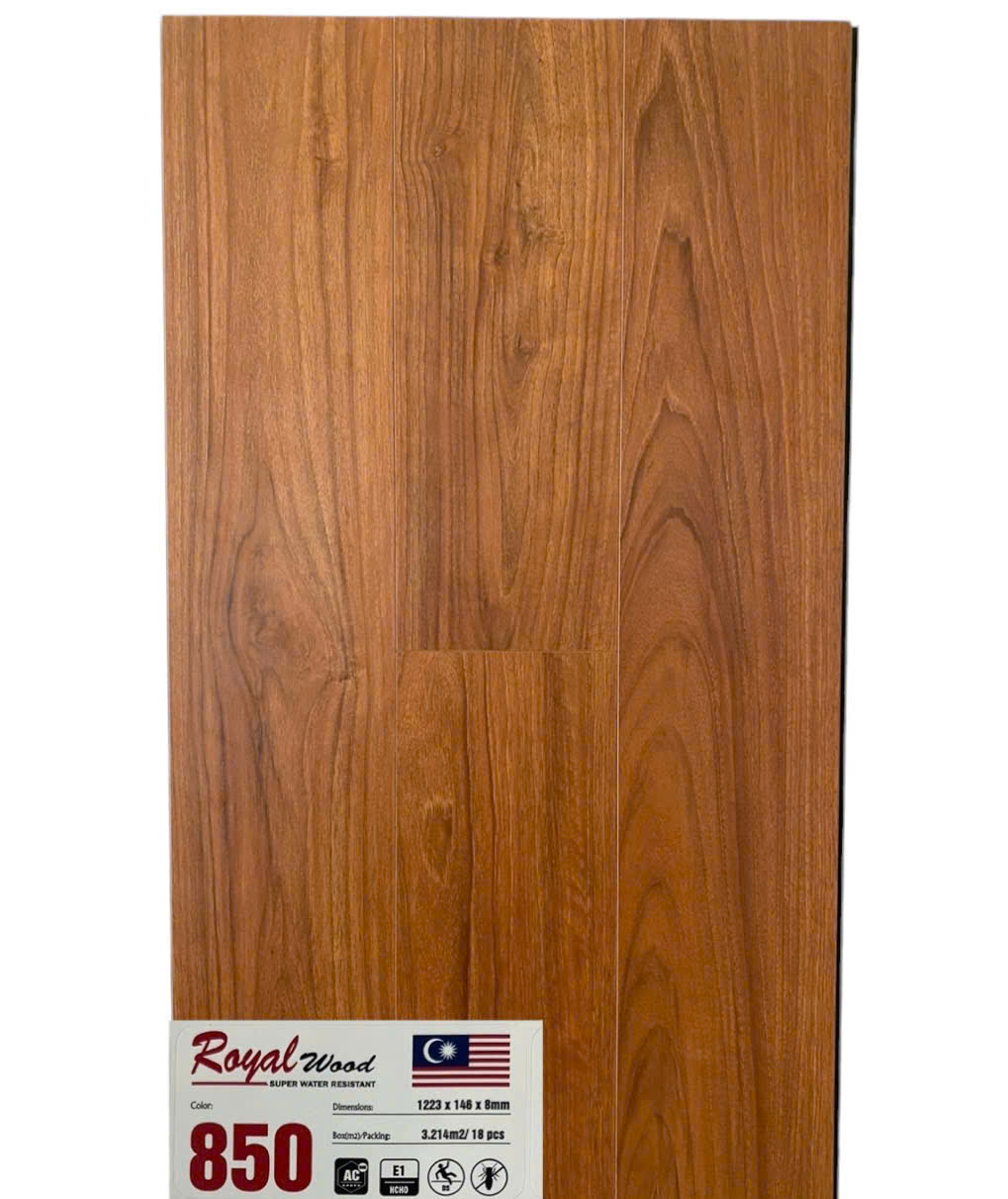 Sàn gỗ giá rẻ 8mm royal 850