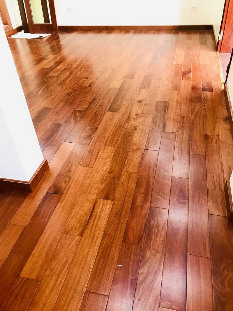 Sàn Gỗ Căm Xe Lào 18mm - 750x90