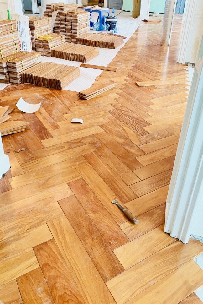 Sàn Gỗ Gõ Đỏ Nam Phi 15mm - 750x90