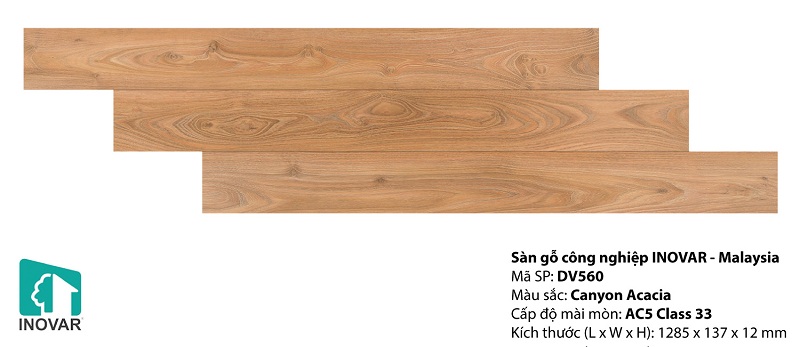 Sàn Gỗ Inovar 12mm - DV560