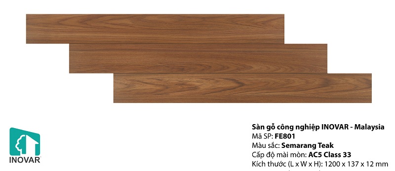 Sàn Gỗ Inovar 12mm - FE801