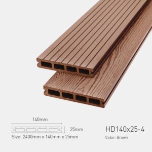 Sàn Gỗ Nhựa Ngoài Trời Awood HD140X25-4