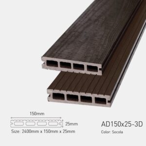 Sàn Gỗ Nhựa Ngoài Trời Awood HD150x25-3d