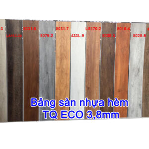 Sàn nhựa hèm khoá TQ ECO 3.8